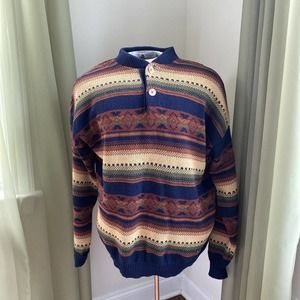 vintage XL Brody’s grandpa Cosby Era sweater made in USA